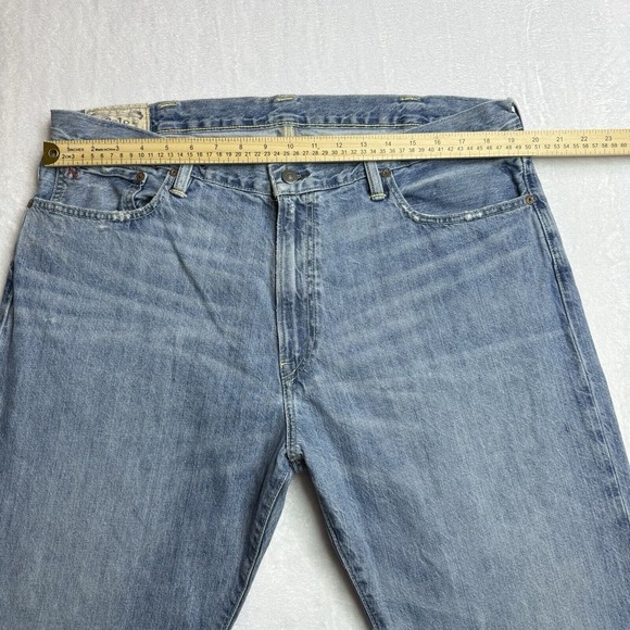 Polo Ralph Lauren Jeans Men 38x32 Med Wash Blue Thompson Relaxed RN 41381‎ - Picture 12 of 16